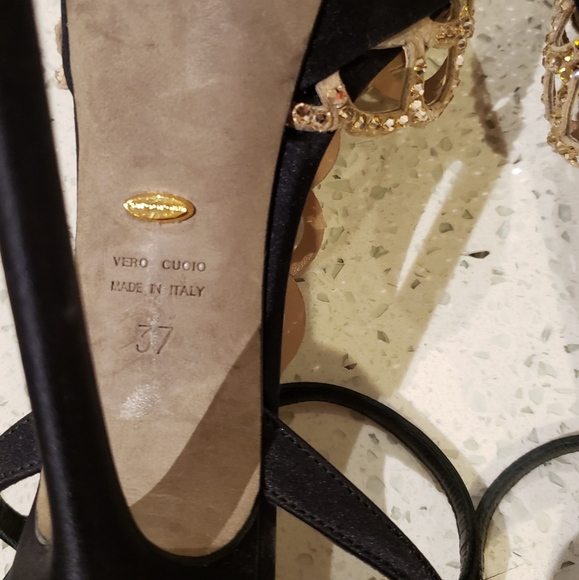 100% Authentic Sergio Rossi Swarovski Crystal Sand - Picture 10 of 12